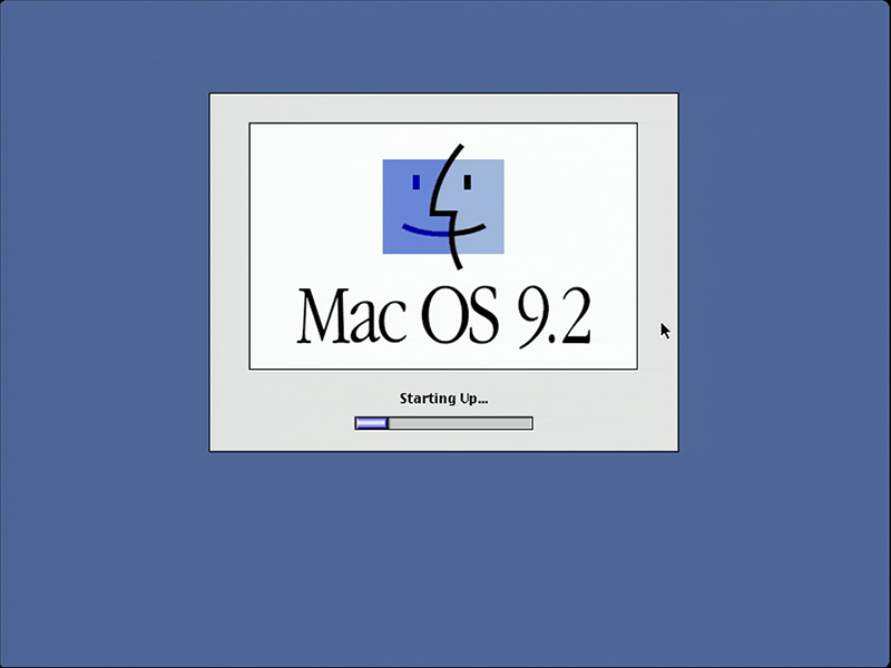 Mac OS 9 引导画面