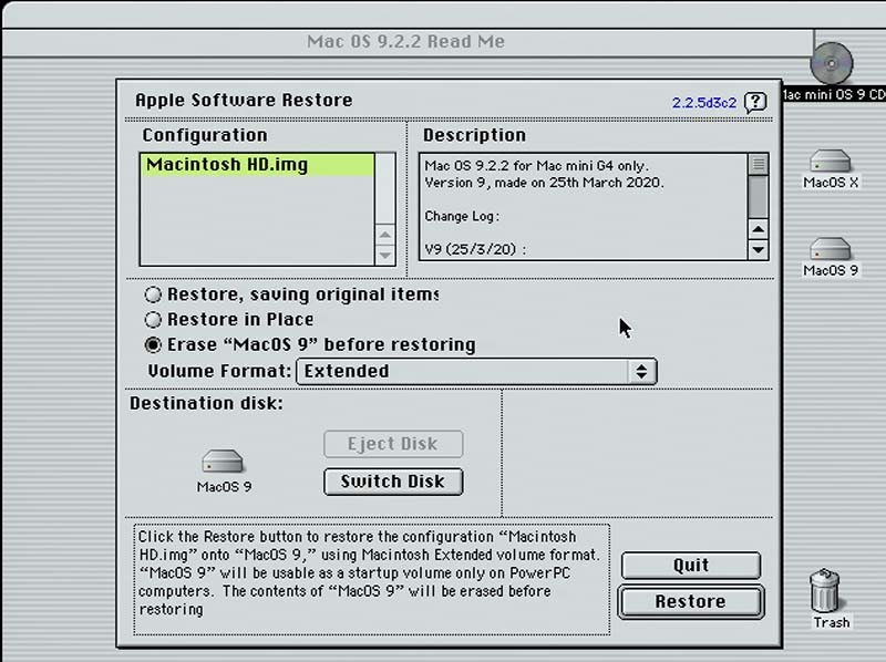 MacOS9 boot screen