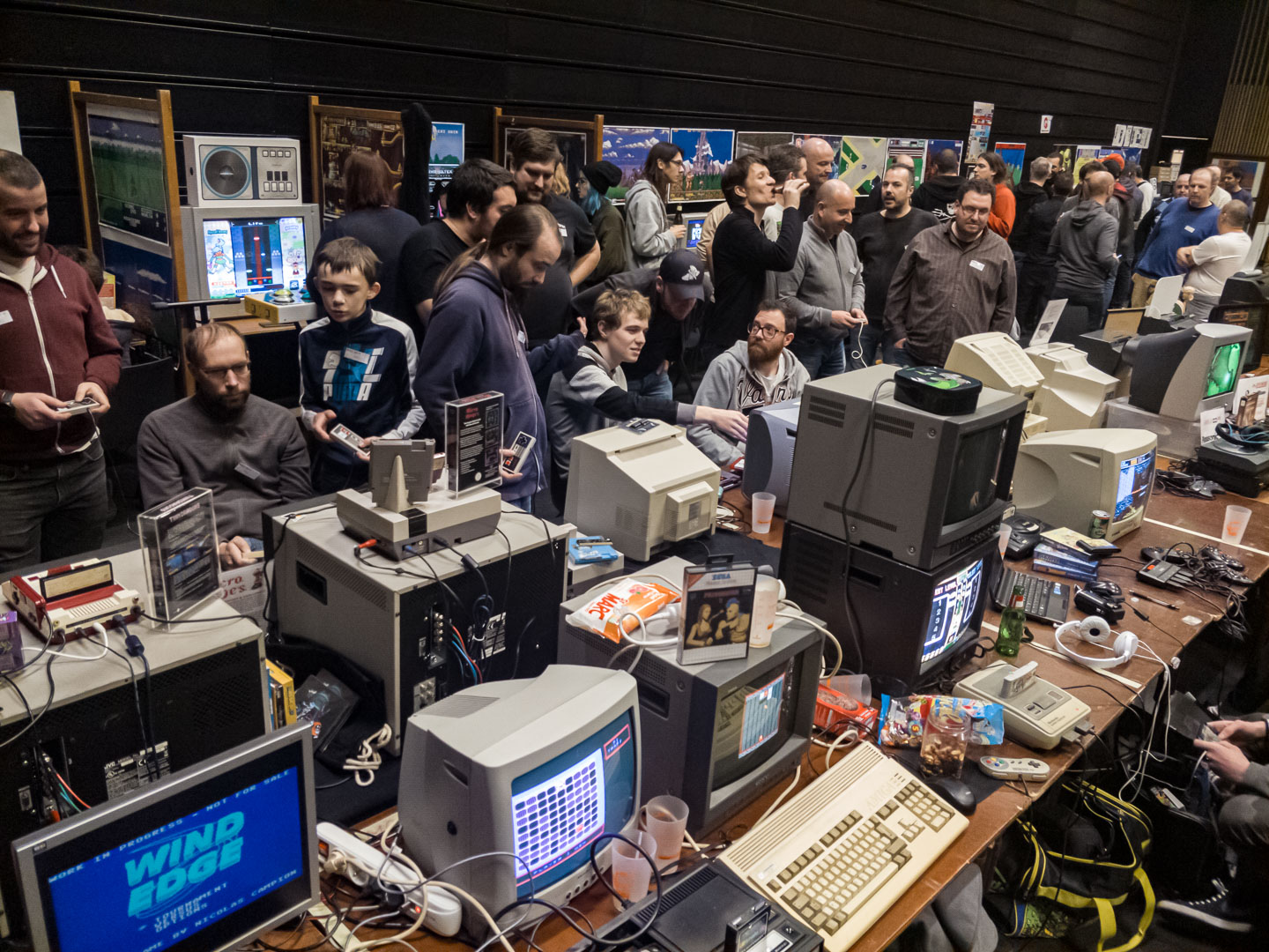 People presented their beloved machines or games